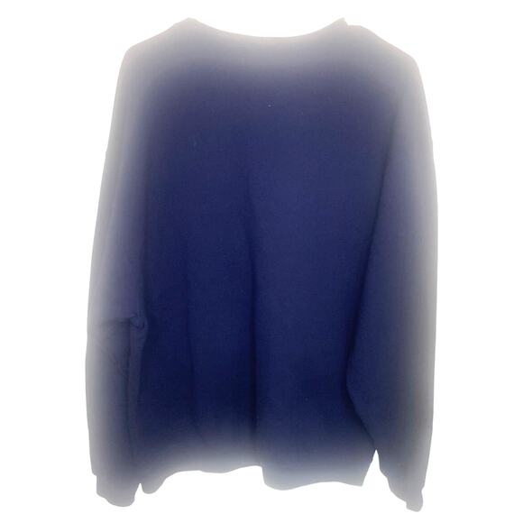 Vintage Jerzees Grandma Sweatshirt XL Navy  NFL Helmets 1999 Christmas - Picture 3 of 13